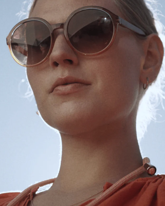 Sonnenbrille - Diva - caramel
