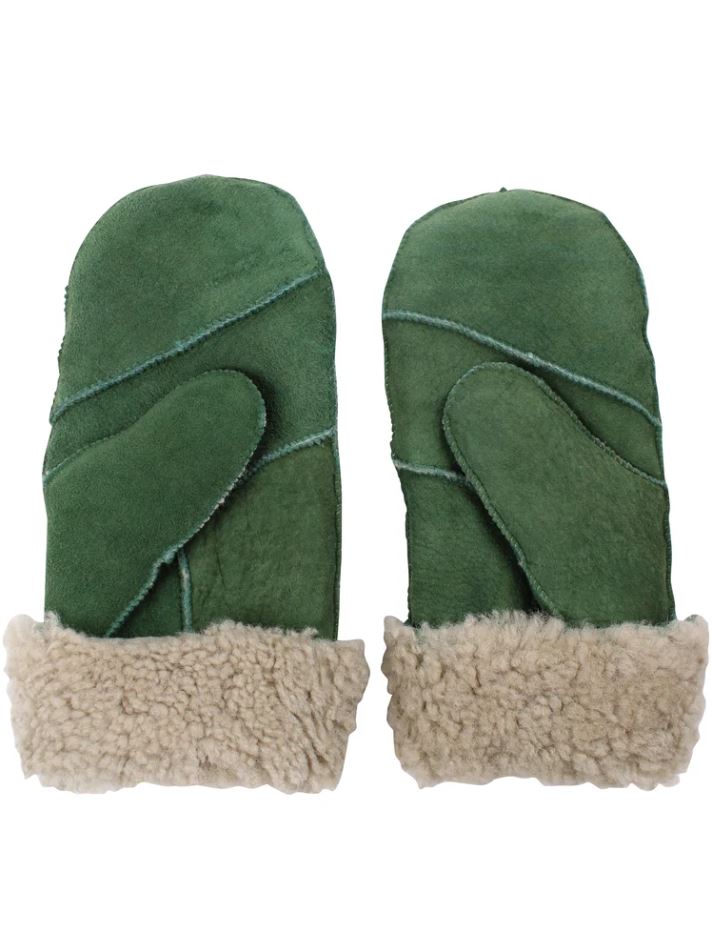 Handschuhe - No Waste Sheepskin Gloves Fall Green
