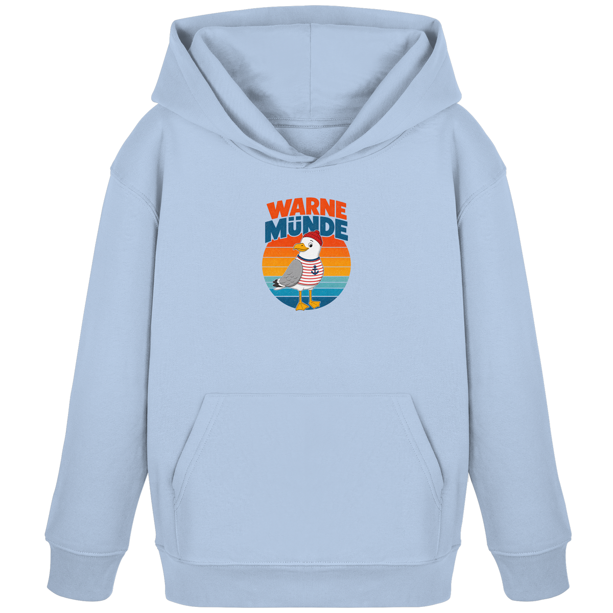Kinder Hoodie - Warnemünde - Möwe