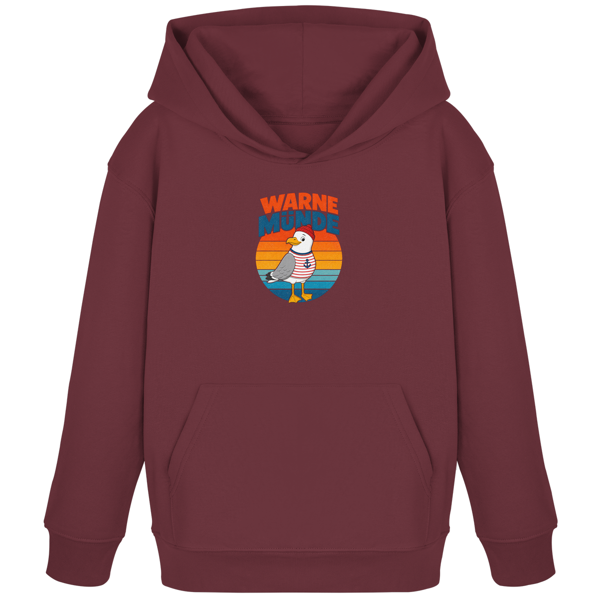Kinder Hoodie - Warnemünde - Möwe