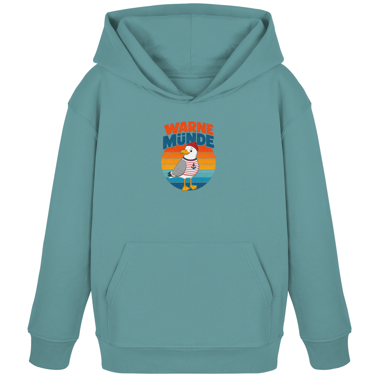 Kinder Hoodie - Warnemünde - Möwe