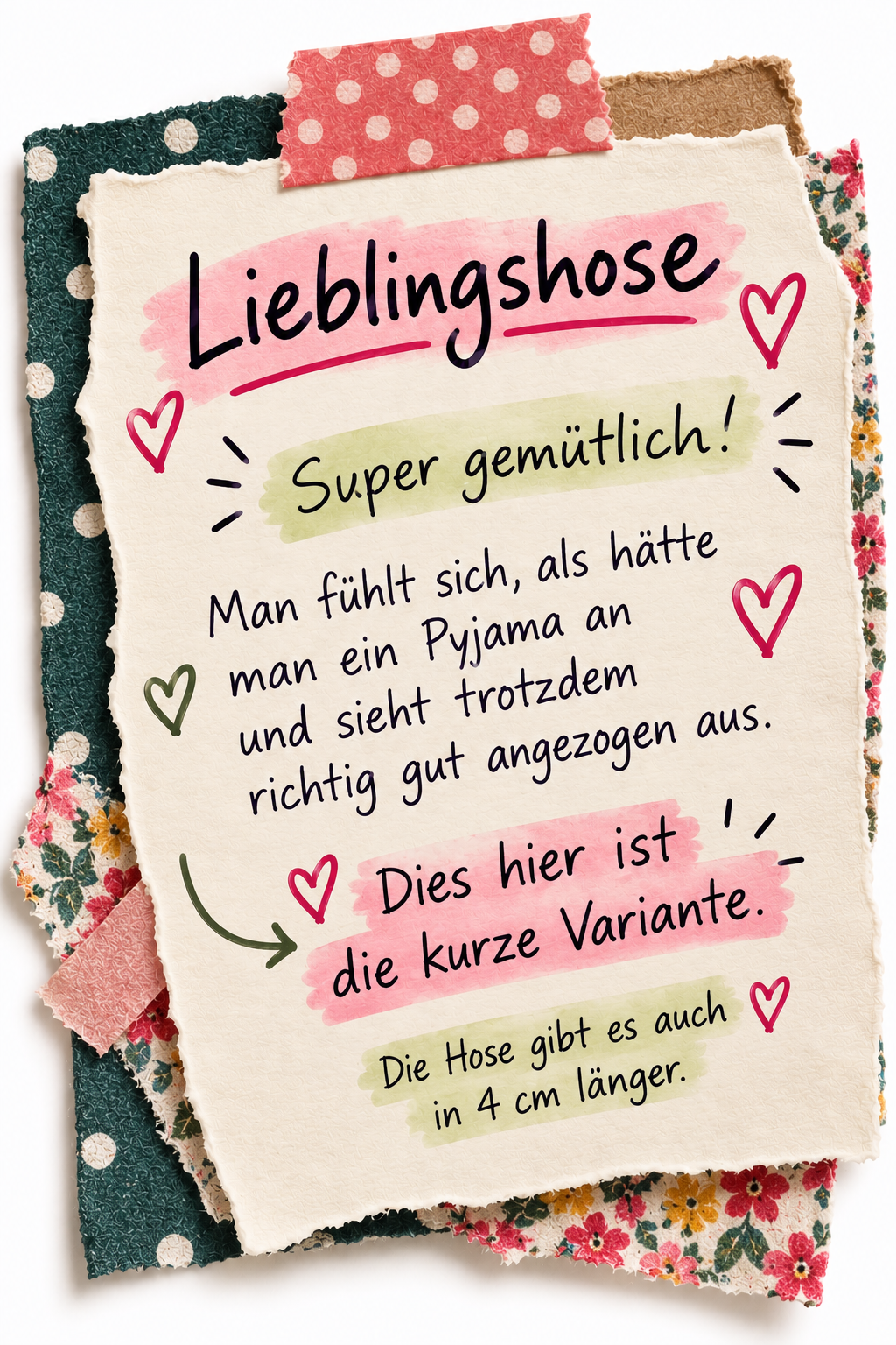 Lieblingshose – Tipp zur kurzen Jolly Marleen von Blutsgeschwister
