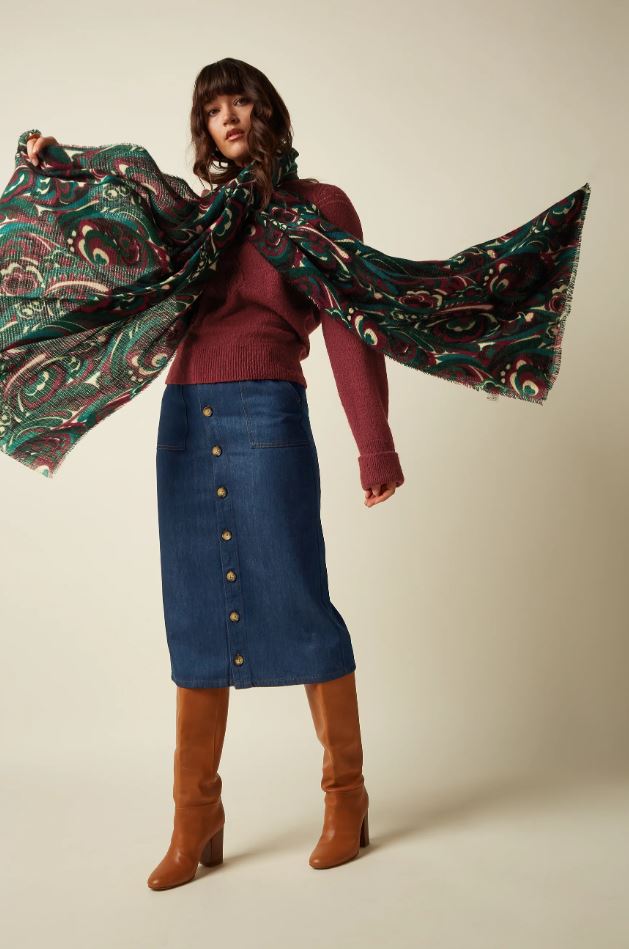 Schal - Maude Scarf - Botanical Green