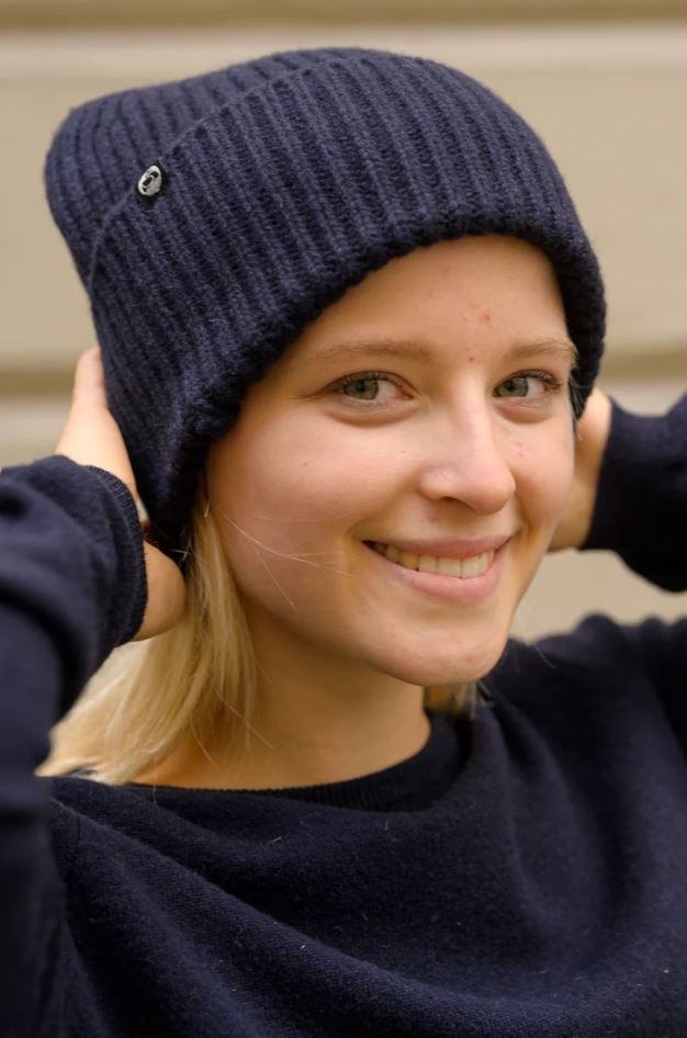 Mütze - Danewarm Thoughts Merino Beanie Navy