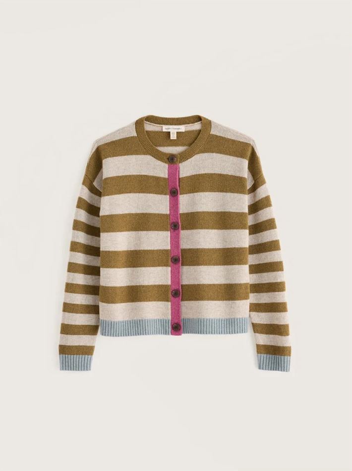 Strickjacke - Pinwell Cardigan - Bright Shape Fern Moss