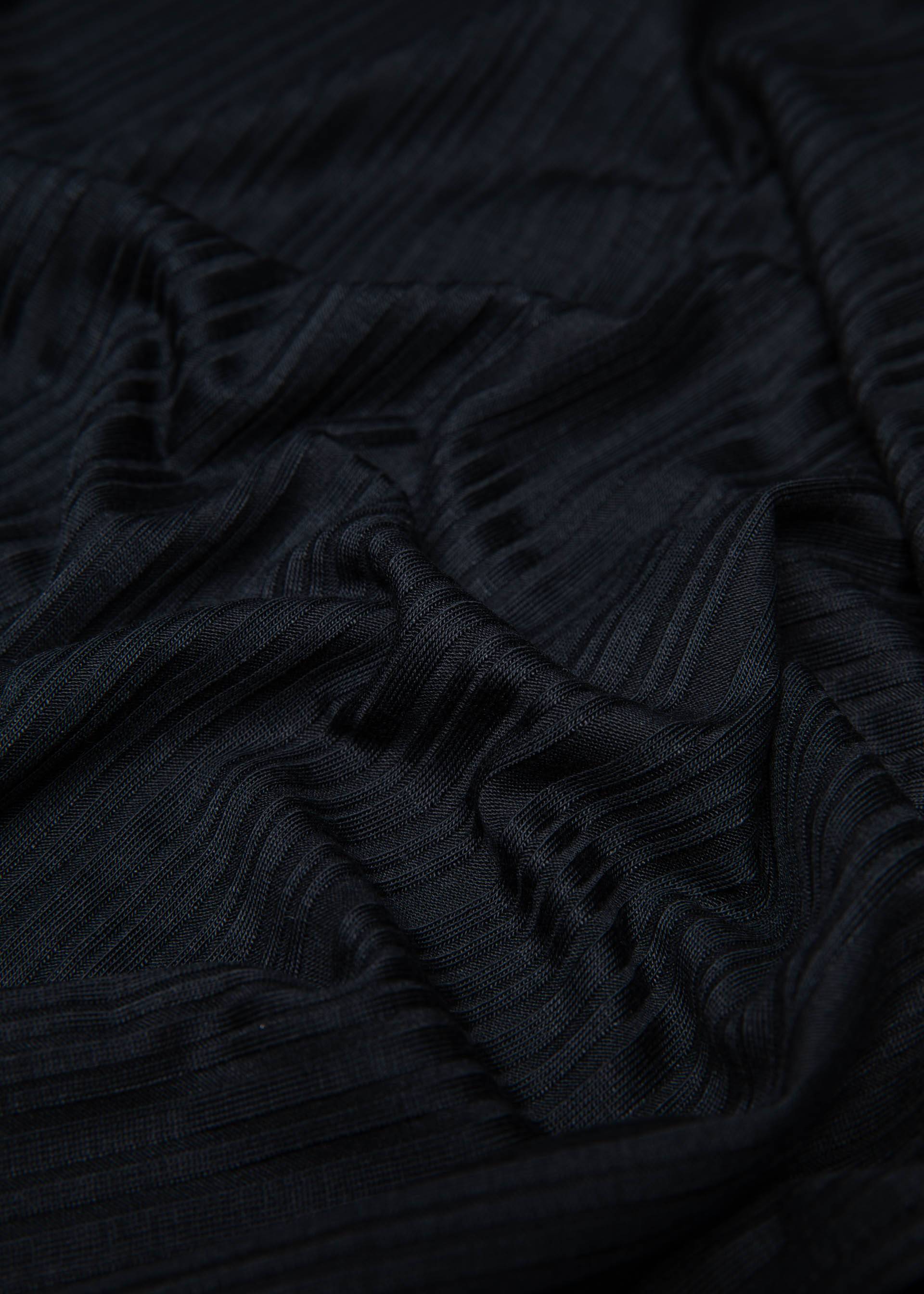 Kleid - Sunny - ribbed black