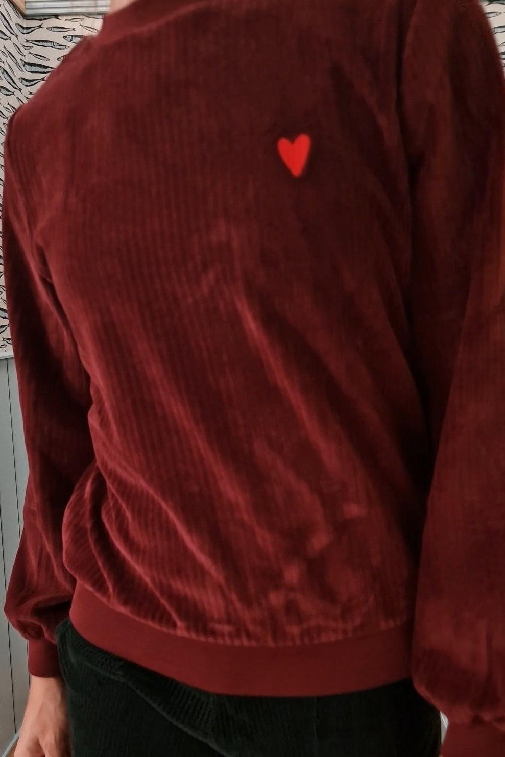 Shirt - Cool And Cozy Sweatshirt - Red