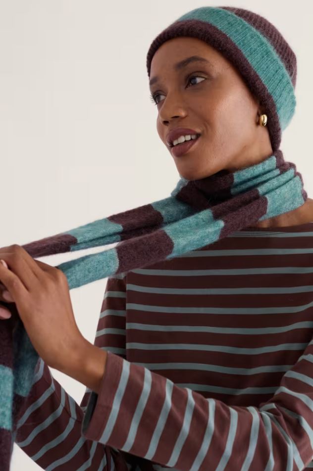 Schal - Minimalist Scarf - Hare bell Seedbed Dune Grass