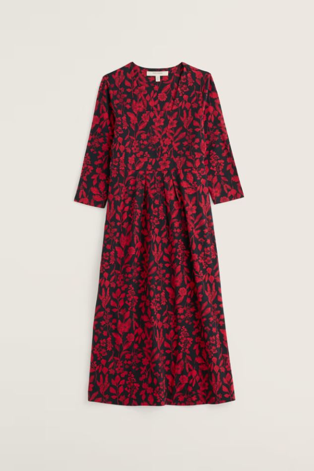 Kleid - Seed Packet Dress - Winter Botanical Inkwell
