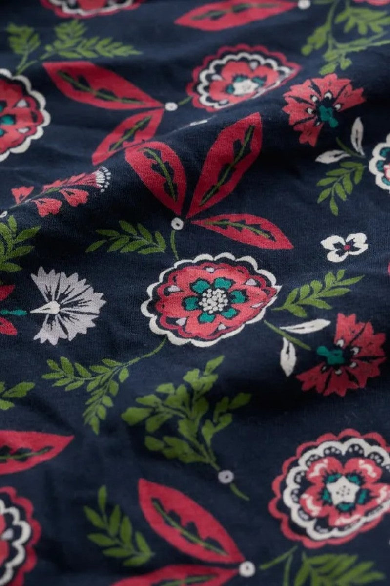 Haarband - Handyband - Block Floral Maritime