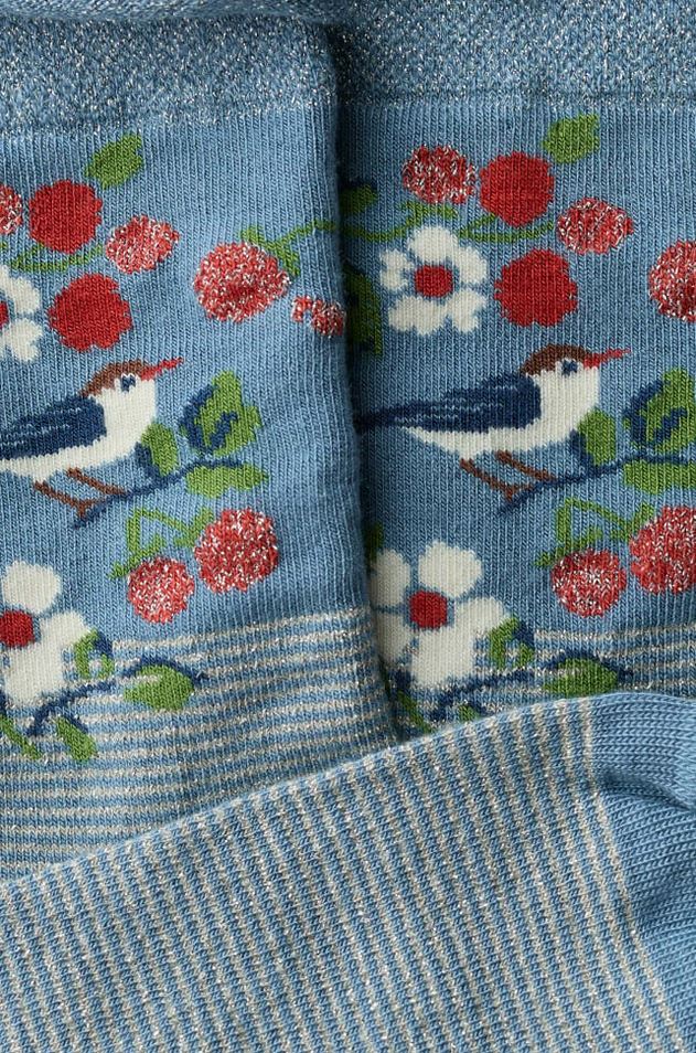 Socken - Snowy Scenes Socks - Sweet Nightingale Stripe Lichen