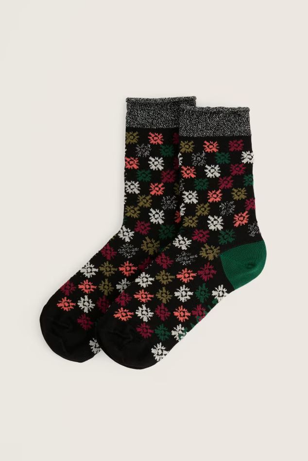 Socken - Snowy Scenes Socks - Bauble Stamp Loch