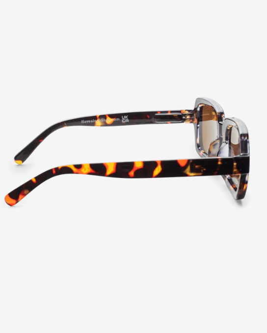 Sonnenbrille - Sunglasses - Square - tortoise
