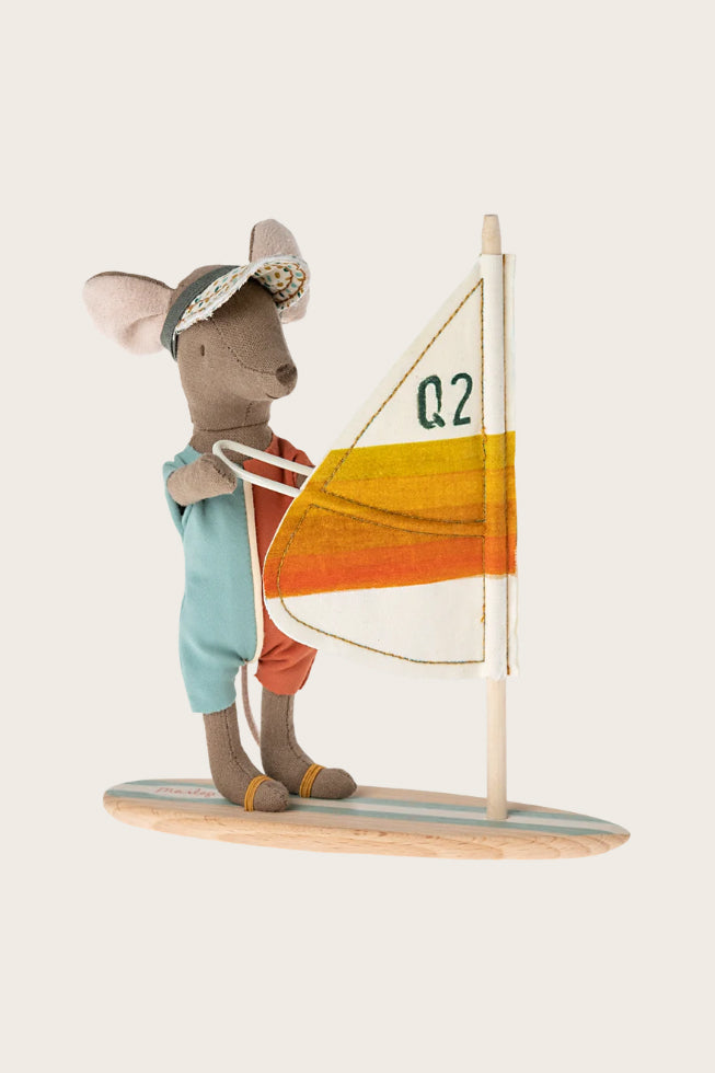 Maus -  Strandmaus - Surfer - großer Bruder