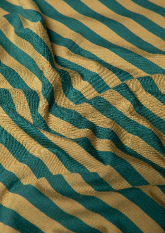 Langarmshirt - The Ease of Stripes - green rider stripes