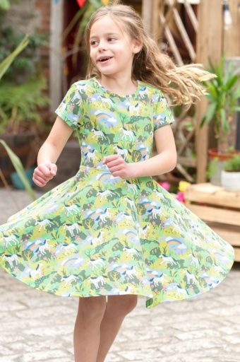 Kinderkleid - Spring Skater Dress - Hedgerow