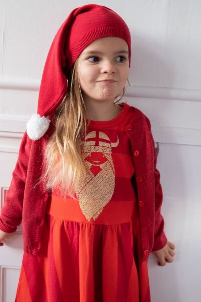 Kinderkleid - Merete Dress - Xmas Red
