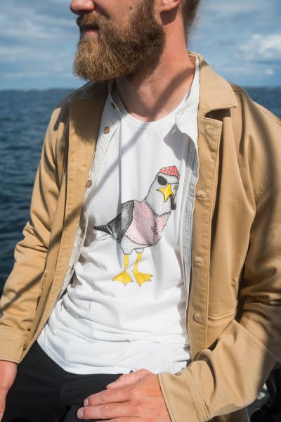 T-Shirt - Seaborn Seagull T-Shirt - Star White