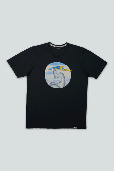 T-Shirt - Egret T-Shirt - Moonless Night