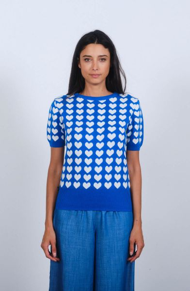 Pullover - Lonely Hearts S/S - Princess Blue