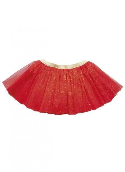 Kinderrock - Sparkle Skirt - Red Glitter