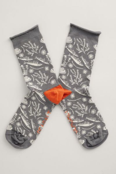 Womens Arty Socks Depths Nickel