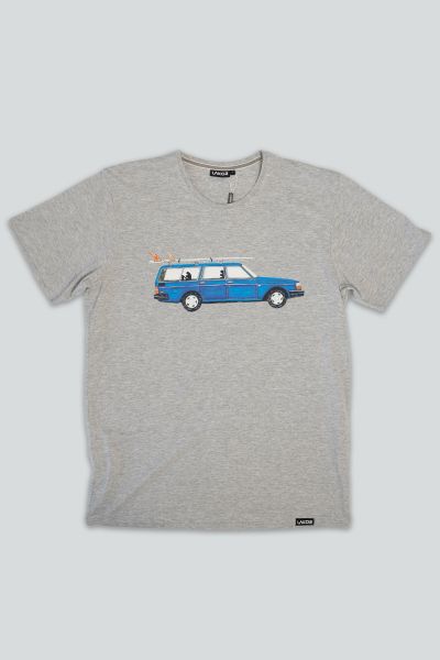 T- Shirt - Getaway Car - light grey melange