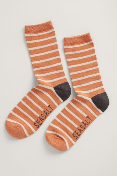 Socken - Womens Sailor Socks Breton Chanterelle