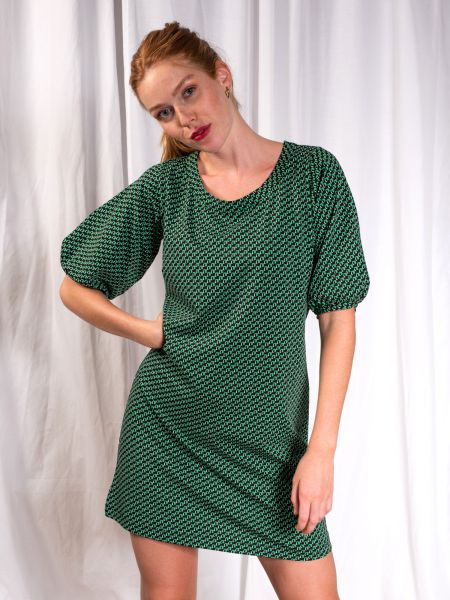 Kleid - Sixties Flanerie Gots Dress - Modernism Green