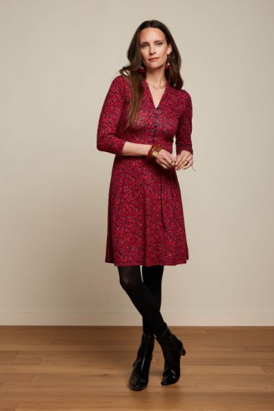 Kleid - Emmy Dress Vinti - Cherry Red