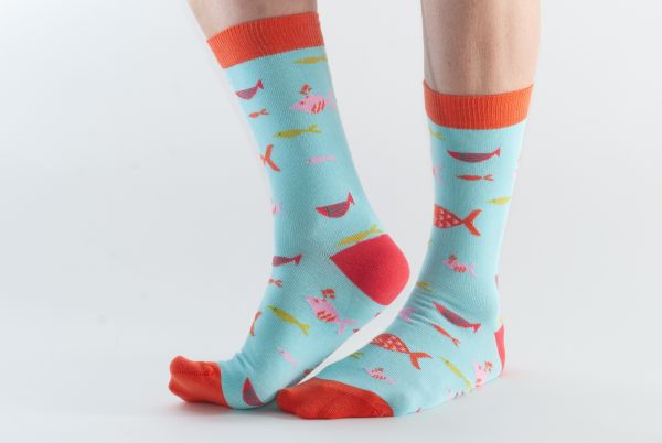 Socken - Aqua Fish - Women