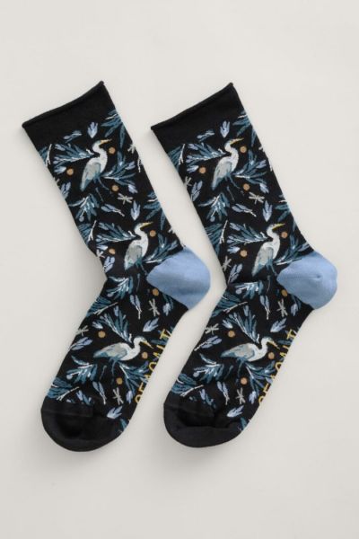Socken - Women&#039;s Bamboo Arty Socks - Sea Step Onyx