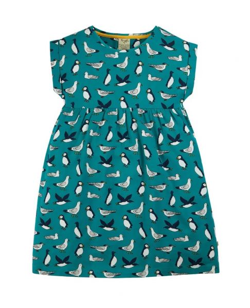 Kleid Fran Jersey Dress - Camper Blue Sea Birds