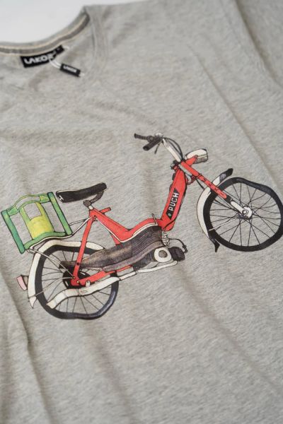 T- Shirt - Red Puch - Light Grey