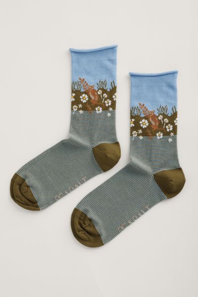 Socken - Womens Arty Socks Dorymouse Sage