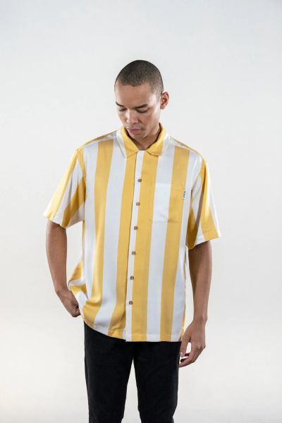Hemd - Bold Stripes Shirt - Yellow