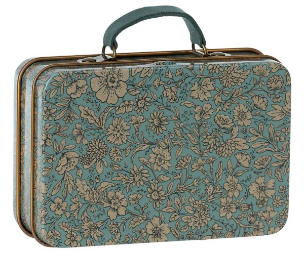 Kleiner Koffer leer - blossom - blau