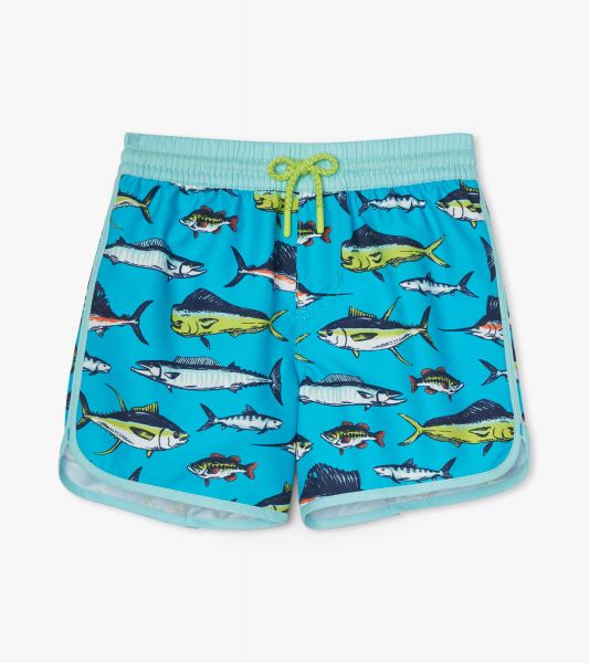 Cool Fish Swim Shorts - Bluebird