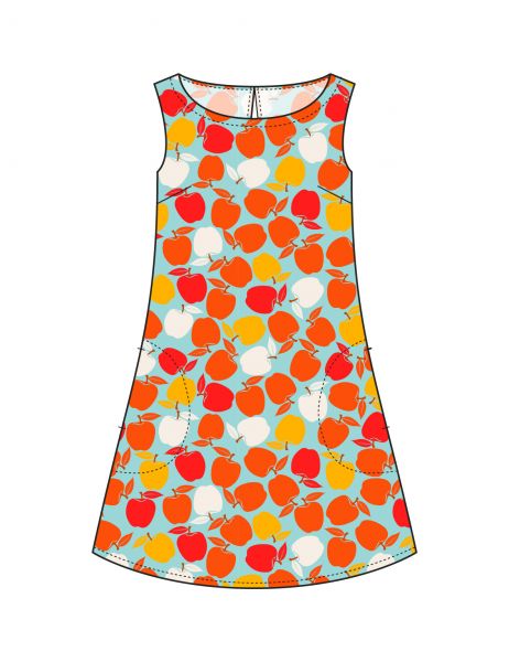 Kleid - Rut dress - Äppelriket
