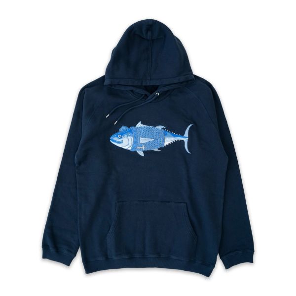 Pullover Tuna Hoodie - blueberry