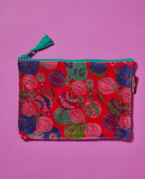 Tasche - TROUSSE Pouch AVION - Velours Bloom Red