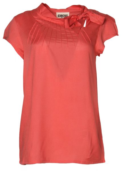 Bluse - Anna - solid coral