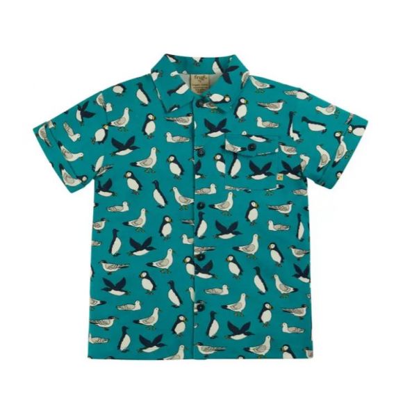 Rupert Jersey Shirt - Camper Blue Sea Birds