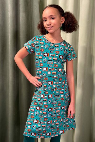 Kinderkleid - Asta Mini Dress - TV Turkos