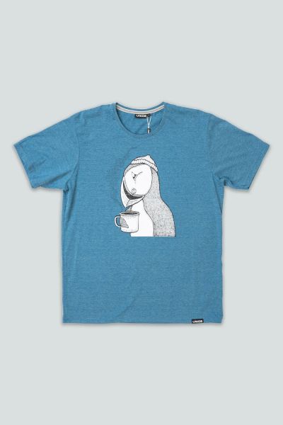 T- Shirt - Early Bird - Medium Blue