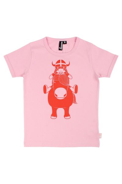 T-Shirt Danebasic SS - Pastel Pink Pony FREJA