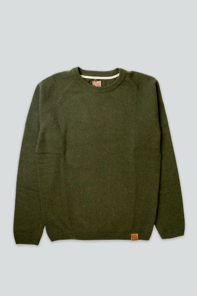 Pullover - Topknot Knit - Green