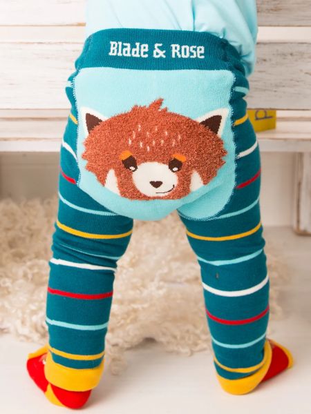 Kinder-Leggings - Chip the Red Panda Design - Panda