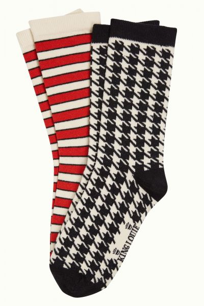 Socken - Socks 2-Pack Port Stripe - Cream