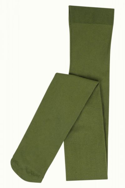 Strumpfhose - Tights Solid - Olive Green